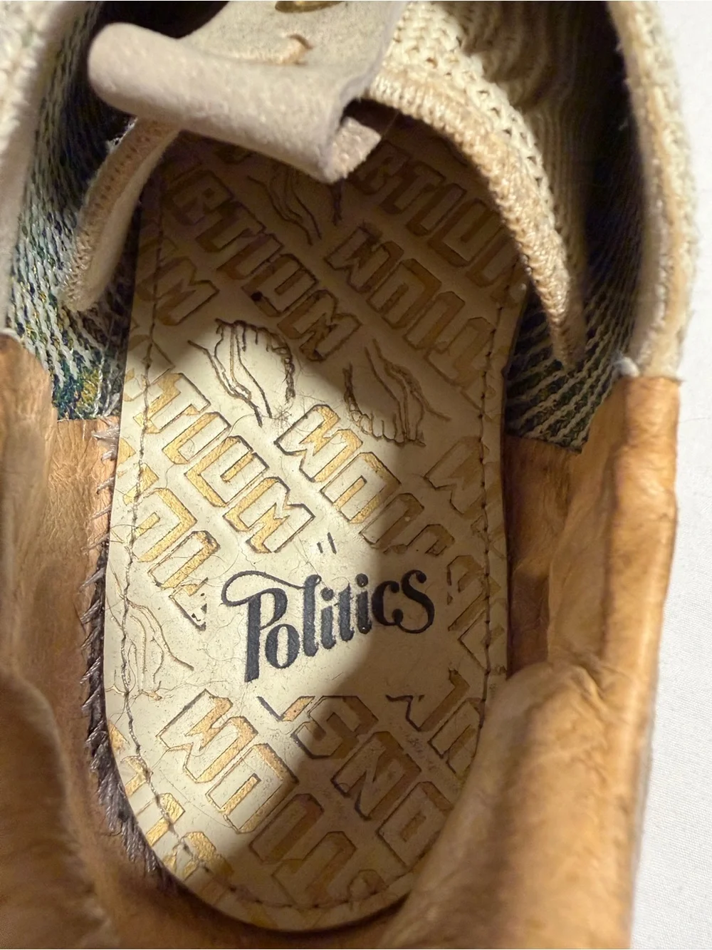 Adidas Men’s Beige Mesh & Suede Casual Sneakers - Politics Size 10